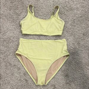 Old Navy Lemon Lime Bikini Set